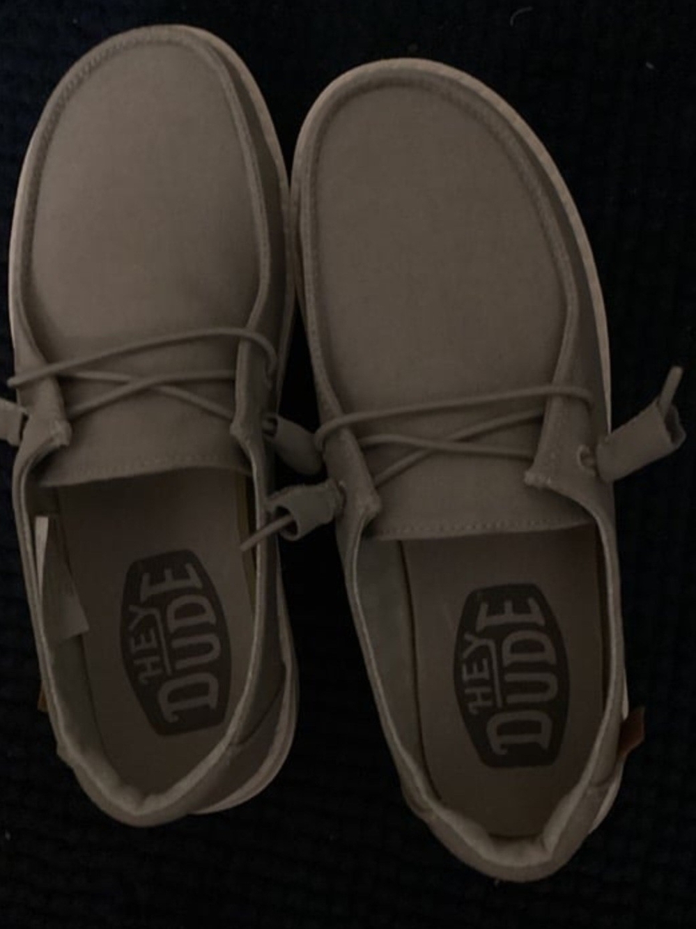 Hey Dude Women's Slip-On Loafers in Grey